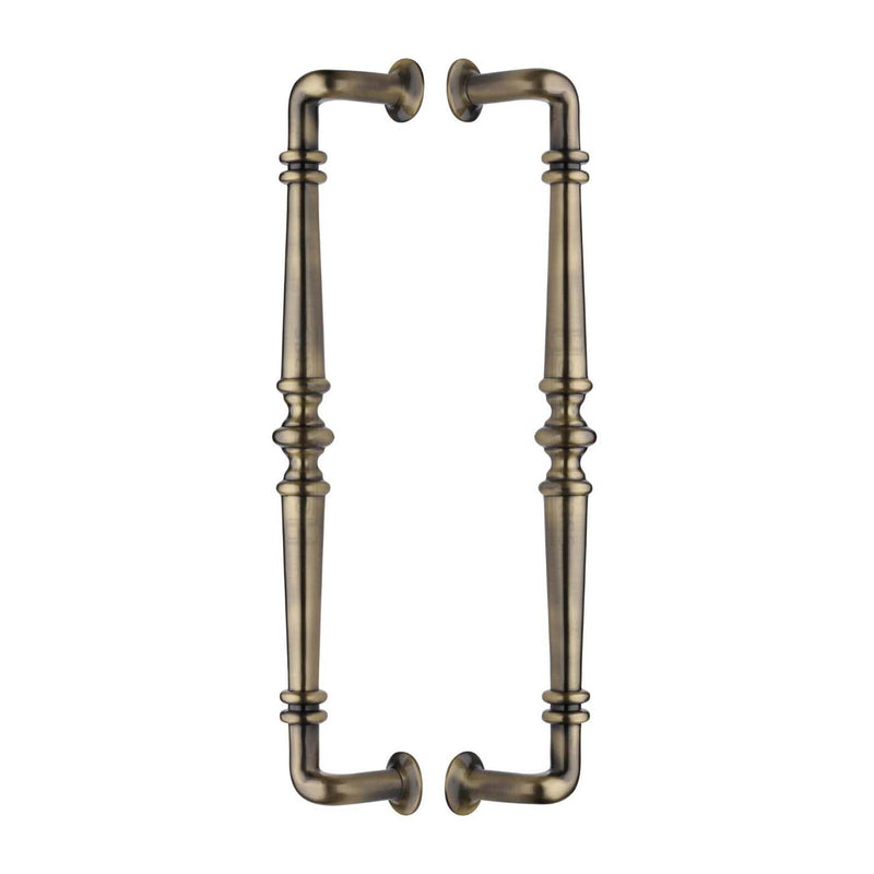 Heritage Brass Back to Back Door Pull Handle Avon Design Antique Brass finish
 - BTB1169 390-AT - Choice Handles