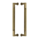 Heritage Brass Door Pull Handle Bauhaus Design 330mm Antique Brass Finish - BTB1312 330-AT - Choice Handles