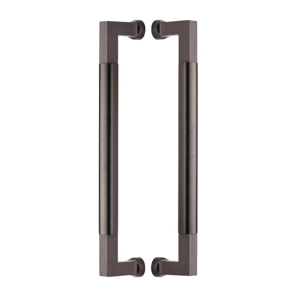 Heritage Brass Door Pull Handle Bauhaus Design 330mm Matt Bronze Finish - BTB1312 330-MB - Choice Handles