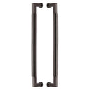 Heritage Brass Door Pull Handle Bauhaus Design 483mm Matt Bronze Finish - BTB1312 483-MB - Choice Handles
