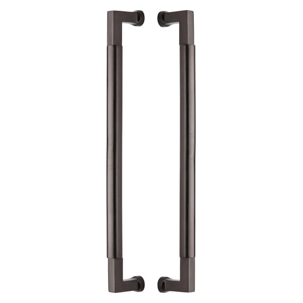 Heritage Brass Door Pull Handle Bauhaus Design 483mm Matt Bronze Finish - BTB1312 483-MB - Choice Handles