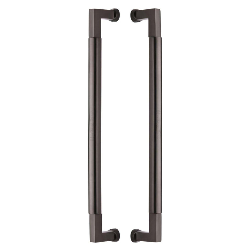Heritage Brass Door Pull Handle Bauhaus Design 483mm Matt Bronze Finish - BTB1312 483-MB - Choice Handles