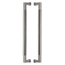 Heritage Brass Door Pull Handle Bauhaus Design 483mm Satin Nickel Finish - BTB1312 483-SN - Choice Handles