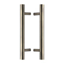Heritage Brass Back to Back Door Pull Handle Bar Design 305mm Antique Brass Finish - BTB1361 305-AT - Choice Handles