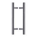 Heritage Brass Back to Back Door Pull Handle Bar Design 305mm Polished Chrome Finish - BTB1361 305-PC - Choice Handles