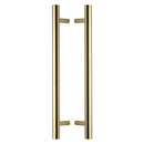 Heritage Brass Back to Back Door Pull Handle Bar Design 457mm Polished Brass Finish - BTB1361 457-PB - Choice Handles