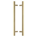 Heritage Brass Back to Back Door Pull Handle Bar Design 457mm Satin Brass Finish - BTB1361 457-SB - Choice Handles