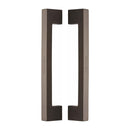 Heritage Brass Back to Back Door Pull Handle Metro Design 305mm Matt Bronze Finish
 - BTB1390 305-MB - Choice Handles