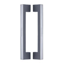 Heritage Brass Back to Back Door Pull Handle Metro Design 305mm Polished Chrome Finish - BTB1390 305-PC - Choice Handles