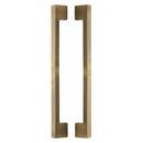 Heritage Brass Back to Back Door Pull Handle Metro Design 457mm Antique Brass Finish
 - BTB1390 457-AT - Choice Handles
