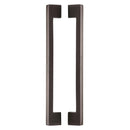 Heritage Brass Back to Back Door Pull Handle Metro Design 457mm Matt Bronze Finish - BTB1390 457-MB - Choice Handles