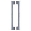 Heritage Brass Back to Back Door Pull Handle Metro Design 457mm Polished Chrome Finish - BTB1390 457-PC - Choice Handles
