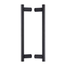 Heritage Brass Back to Back Door Pull Handle Round Bar Design 336mm Matt Bronze Finish
 - BTB2059 336-MB - Choice Handles