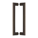 Heritage Brass Back to Back Door Pull Handle Apollo Design 307mm Matt Bronze Finish
 - BTB4150 307-MB - Choice Handles