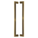 Heritage Brass Back to Back Door Pull Handle Apollo Design 460mm Antique Brass Finish - BTB4150 460-AT - Choice Handles