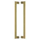 Heritage Brass Back to Back Door Pull Handle Apollo Design 460mm Polished Brass Finish - BTB4150 460-PB - Choice Handles