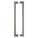 Heritage Brass Back to Back Door Pull Handle Apollo Design 460mm Satin Nickel Finish
 - BTB4150 460-SN - Choice Handles