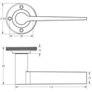 Burlington - Knightsbridge Door Handle Din Bathroom Backplate Dark Bronze & Turn & Release - BUR-20DB-456DB-82DB - Choice Handles