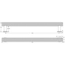 Burlington - Piccadilly 224mm Cabinet Handle - Satin Brass - BUR412SB - Choice Handles