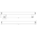 Burlington - Belgrave 224mm Cabinet Handle - Satin Brass - BUR512SB - Choice Handles
