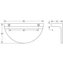 Burlington - Brighton Sash Fastener - Satin Nickel - BUR5288SN - Choice Handles