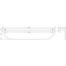 Burlington 200mm Antique Brass Half Moon Cabinet Handle - BUR611AB - Choice Handles