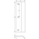 Burlington 50mm Satin Nickel Curved Edged Pull - BUR920SN - Choice Handles