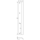 Burlington 300mm Satin Brass Curved Edge Pull - BUR922SB - Choice Handles