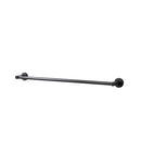 Prima - Bathroom Door Bond Towel Rail 495mm - Matt Black - M8706MB