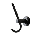 Prima - Bathroom Door Bond Double Robe Hook - Matt Black - M8712MB