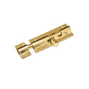 Spira Brass - Brass Barrel Bolt 38mm  - Polished Brass - 6125PB38 - Choice Handles