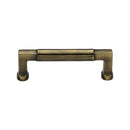 Heritage Brass Cabinet Pull Bauhaus Design 101mm CTC Antique Finish - C0312 101-AT - Choice Handles