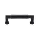 Heritage Brass Cabinet Pull Bauhaus Design 101mm CTC Matt Black Finish - C0312 101-BKMT - Choice Handles