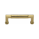 Heritage Brass Cabinet Pull Bauhaus Design 101mm CTC Polished Brass Finish - C0312 101-PB - Choice Handles