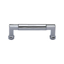 Heritage Brass Cabinet Pull Bauhaus Design 101mm CTC Polished Chrome Finish - C0312 101-PC - Choice Handles