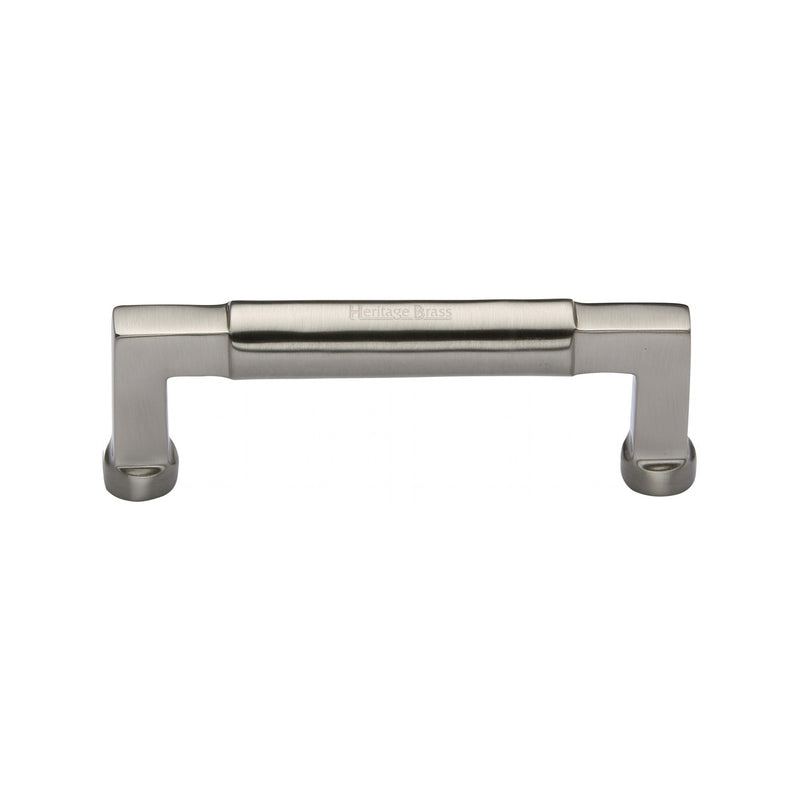 Heritage Brass Cabinet Pull Bauhaus Design 101mm CTC Satin Nickel Finish - C0312 101-SN - Choice Handles