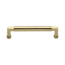 Heritage Brass Cabinet Pull Bauhaus Design 152mm CTC Polished Brass Finish - C0312 152-PB - Choice Handles