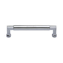 Heritage Brass Cabinet Pull Bauhaus Design 152mm CTC Polished Chrome Finish - C0312 152-PC - Choice Handles