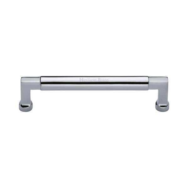 Heritage Brass Cabinet Pull Bauhaus Design 152mm CTC Polished Chrome Finish - C0312 152-PC - Choice Handles