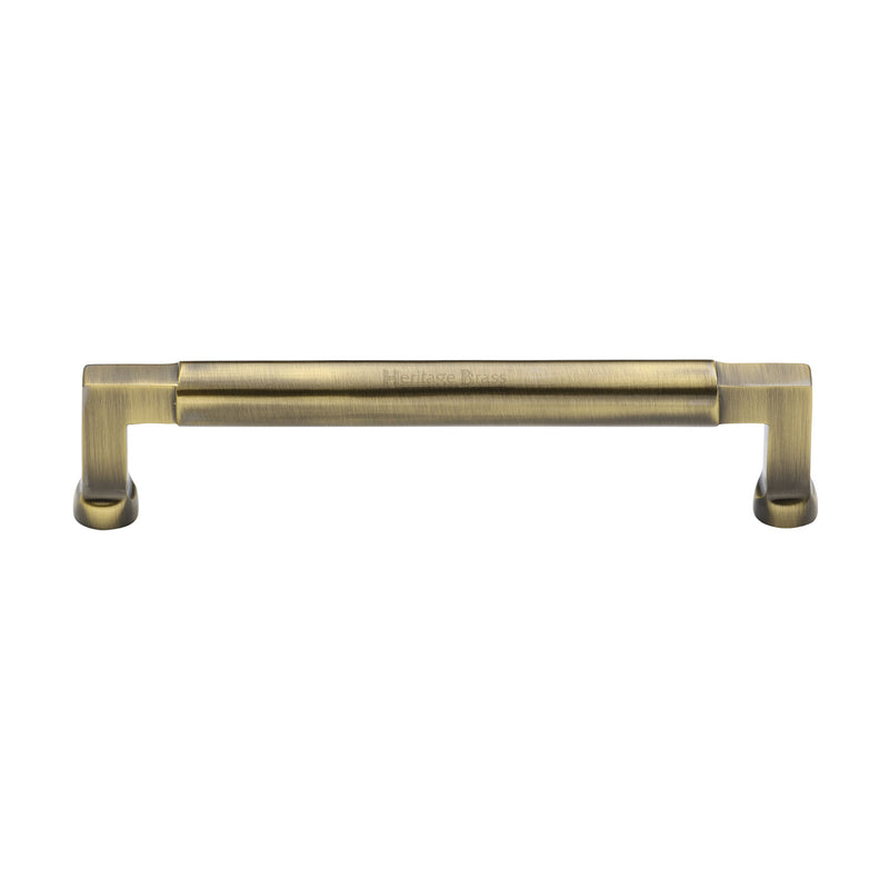 Heritage Brass Cabinet Pull Bauhaus Design 160mm CTC Antique Brass Finish - C0312 160-AT - Choice Handles