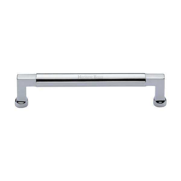 Heritage Brass Cabinet Pull Bauhaus Design 160mm CTC Polished Chrome Finish - C0312 160-PC - Choice Handles