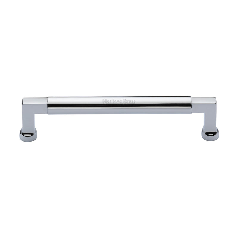 Heritage Brass Cabinet Pull Bauhaus Design 160mm CTC Polished Chrome Finish - C0312 160-PC - Choice Handles