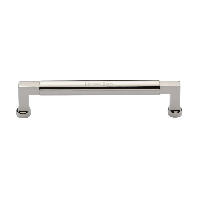 Heritage Brass Cabinet Pull Bauhaus Design 160mm CTC Polished Nickel Finish - C0312 160-PNF - Choice Handles