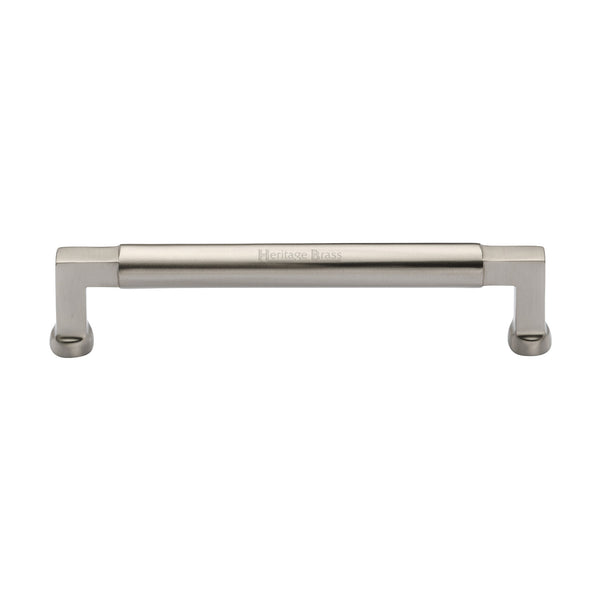 Heritage Brass Cabinet Pull Bauhaus Design 160mm CTC Satin Nickel Finish - C0312 160-SN - Choice Handles