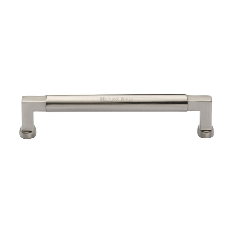 Heritage Brass Cabinet Pull Bauhaus Design 160mm CTC Satin Nickel Finish - C0312 160-SN - Choice Handles