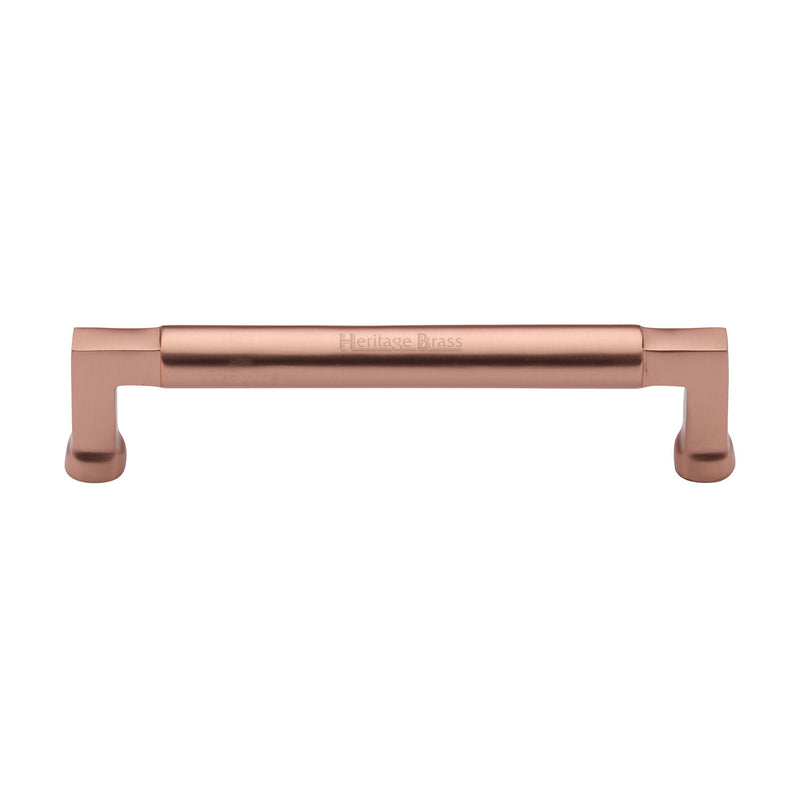 Heritage Brass Cabinet Pull Bauhaus Design 160mm CTC Satin Rose Gold Finish - C0312 160-SRG - Choice Handles