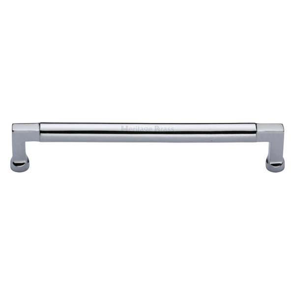 Heritage Brass Cabinet Pull Bauhaus Design 203mm CTC Polished Chrome Finish - C0312 203-PC - Choice Handles