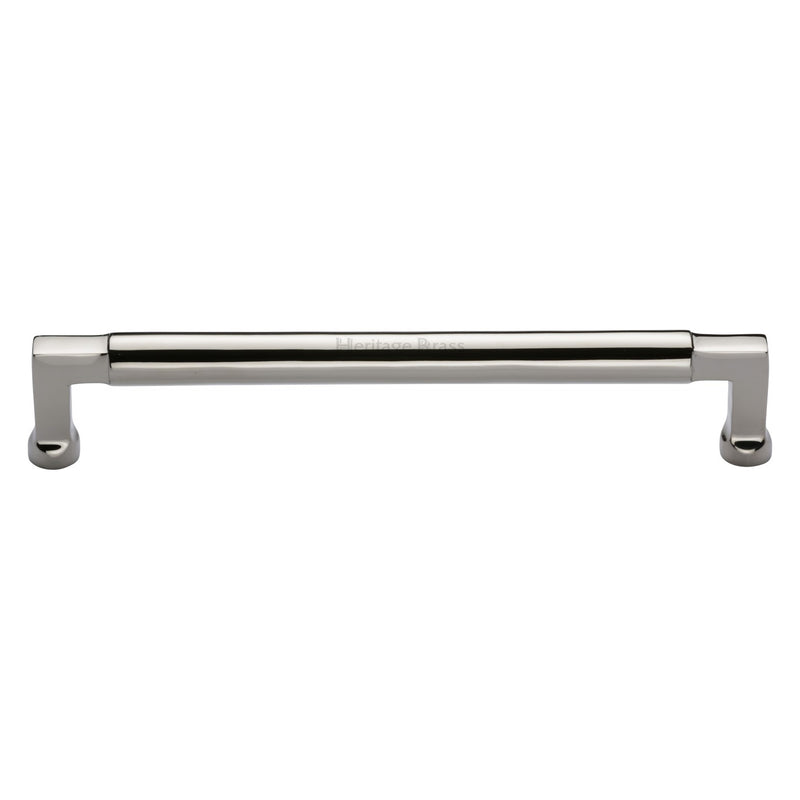 Heritage Brass Cabinet Pull Bauhaus Design 203mm CTC Polished Nickel Finish - C0312 203-PNF - Choice Handles