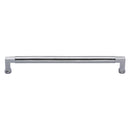 Heritage Brass Cabinet Pull Bauhaus Design 203mm CTC Satin Chrome Finish - C0312 203-SC - Choice Handles