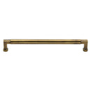 Heritage Brass Cabinet Pull Bauhaus Design 254mm CTC Antique Finish - C0312 254-AT - Choice Handles